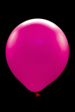 25 ballons ovales rose fluo 45 cm