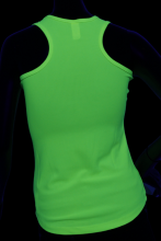 Débardeur sport fluo femme jaune XS