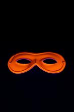 Masque loup fluo orange