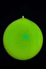 10 ballons ronds jaune fluo Ø60 cm