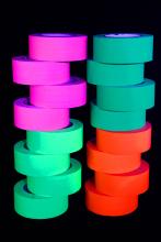  Adhésif fluo 100m x 4 couleurs 5 cm - Méga Pack -