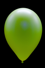 50 ballons ovales jaune fluo 30 cm