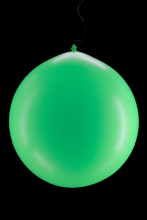 10 ballons ronds vert fluo 60 cm