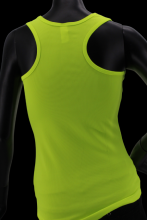 Débardeur sport fluo femme jaune XS