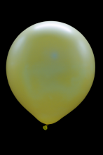 25 ballons ovales jaune fluo 45 cm